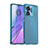 Carcasa Bumper Funda Silicona Transparente J02S para Motorola Moto Edge (2023) 5G Azul