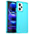 Carcasa Bumper Funda Silicona Transparente J02S para Xiaomi Redmi Note 12 Pro+ Plus 5G Azul