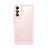 Carcasa Bumper Funda Silicona Transparente M03 para Samsung Galaxy S21 Plus 5G Rosa