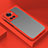 Carcasa Bumper Funda Silicona Transparente para OnePlus 10R 5G Rojo