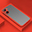 Carcasa Bumper Funda Silicona Transparente para Realme 10 4G Rojo