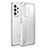 Carcasa Bumper Funda Silicona Transparente para Samsung Galaxy A23 4G Blanco Translucido