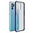 Carcasa Bumper Funda Silicona Transparente W01L para Oppo Reno6 Z 5G Azul