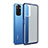 Carcasa Bumper Funda Silicona Transparente WL1 para Xiaomi Redmi Note 11S 4G Azul