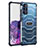 Carcasa Bumper Funda Silicona Transparente WL2 para Samsung Galaxy S20 Plus Azul Real