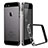 Carcasa Bumper Lujo Marco de Aluminio para Apple iPhone 5 Gris