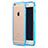 Carcasa Bumper Lujo Marco de Aluminio para Apple iPhone 6 Azul Cielo