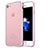 Carcasa Bumper Lujo Marco de Aluminio para Apple iPhone 8 Oro Rosa