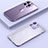 Carcasa Bumper Lujo Marco de Metal y Plastico Funda con Mag-Safe Magnetic JB1 para Apple iPhone 15 Pro Morado