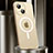 Carcasa Bumper Lujo Marco de Metal y Plastico Funda con Mag-Safe Magnetic JL2 para Apple iPhone 13 Oro