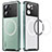 Carcasa Bumper Lujo Marco de Metal y Plastico Funda con Mag-Safe Magnetic LK3 para Xiaomi Mi 13T 5G Verde