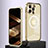 Carcasa Bumper Lujo Marco de Metal y Plastico Funda con Mag-Safe Magnetic QC5 para Apple iPhone 13 Pro Max Oro