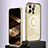 Carcasa Bumper Lujo Marco de Metal y Plastico Funda con Mag-Safe Magnetic QC5 para Apple iPhone 14 Pro Oro