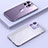 Carcasa Bumper Lujo Marco de Metal y Plastico Funda JB1 para Apple iPhone 13 Pro Max Morado