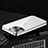 Carcasa Bumper Lujo Marco de Metal y Plastico Funda LF5 para Apple iPhone 13 Pro Plata