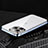 Carcasa Bumper Lujo Marco de Metal y Plastico Funda LF5 para Apple iPhone 15 Pro Azul