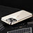 Carcasa Bumper Lujo Marco de Metal y Plastico Funda LF5 para Apple iPhone 15 Pro Oro