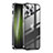 Carcasa Bumper Lujo Marco de Metal y Plastico Funda LK1 para Apple iPhone 13 Pro Max Negro