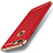 Carcasa Bumper Lujo Marco de Metal y Plastico Funda M01 para Apple iPhone 7 Plus Rojo