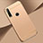 Carcasa Bumper Lujo Marco de Metal y Plastico Funda M01 para Huawei Enjoy 10 Plus Oro