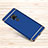 Carcasa Bumper Lujo Marco de Metal y Plastico Funda M01 para Huawei Mate 20 X Azul