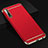 Carcasa Bumper Lujo Marco de Metal y Plastico Funda M01 para Huawei P Smart Pro (2019) Rojo