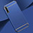 Carcasa Bumper Lujo Marco de Metal y Plastico Funda M01 para Huawei P smart S Azul