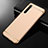 Carcasa Bumper Lujo Marco de Metal y Plastico Funda M01 para Oppo K5 Oro