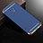 Carcasa Bumper Lujo Marco de Metal y Plastico Funda M01 para Samsung Galaxy Note 9 Azul