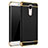 Carcasa Bumper Lujo Marco de Metal y Plastico Funda M01 para Xiaomi Redmi Note 3 Negro