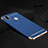 Carcasa Bumper Lujo Marco de Metal y Plastico Funda M01 para Xiaomi Redmi Note 7 Azul