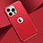 Carcasa Bumper Lujo Marco de Metal y Plastico Funda M02 para Apple iPhone 13 Pro Max Rojo