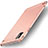 Carcasa Bumper Lujo Marco de Metal y Plastico Funda M05 para Apple iPhone Xs Oro Rosa