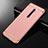 Carcasa Bumper Lujo Marco de Metal y Plastico Funda M05 para Oppo Reno2 Oro Rosa