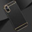 Carcasa Bumper Lujo Marco de Metal y Plastico Funda para Huawei Honor 50 5G Negro