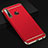 Carcasa Bumper Lujo Marco de Metal y Plastico Funda T01 para Huawei Honor 20E Rojo