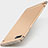 Carcasa Bumper Lujo Marco de Metal y Plastico Funda T01 para Oppo R15X Oro