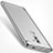 Carcasa Bumper Lujo Marco de Metal y Plastico M02 para Huawei Honor 6X Plata