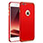 Carcasa Bumper Lujo Marco de Metal y Plastico para Apple iPhone 6 Plus Rojo