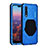 Carcasa Bumper Lujo Marco de Metal y Silicona Funda K01 para Huawei P20 Pro Azul