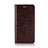 Carcasa de Cuero Cartera con Soporte F01 para Apple iPhone Xs Max Marron