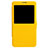 Carcasa de Cuero Cartera con Soporte L01 para Samsung Galaxy Note 3 N9000 Amarillo