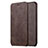 Carcasa de Cuero Cartera con Soporte L04 para Apple iPhone 6 Marron