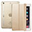 Carcasa de Cuero Cartera con Soporte L05 para Apple iPad Mini Oro