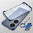 Carcasa Dura Cristal Plastico Funda Rigida Sin Marco Transparente H01 para Huawei Nova 11 SE Azul