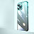 Carcasa Dura Cristal Plastico Funda Rigida Transparente Gradiente QC1 para Apple iPhone 15 Pro Azul