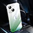 Carcasa Dura Cristal Plastico Funda Rigida Transparente Gradiente QC2 para Apple iPhone 13 Verde