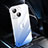 Carcasa Dura Cristal Plastico Funda Rigida Transparente Gradiente QC2 para Apple iPhone 14 Azul