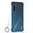 Carcasa Dura Cristal Plastico Funda Rigida Transparente H01 para Oppo K5 Azul