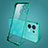 Carcasa Dura Cristal Plastico Funda Rigida Transparente H01 para Oppo Reno8 Pro 5G Verde